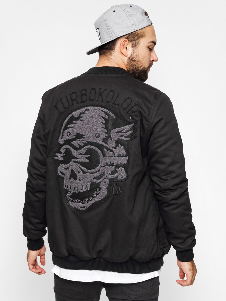 Kurtka Turbokolor Varsity (black/quilted)