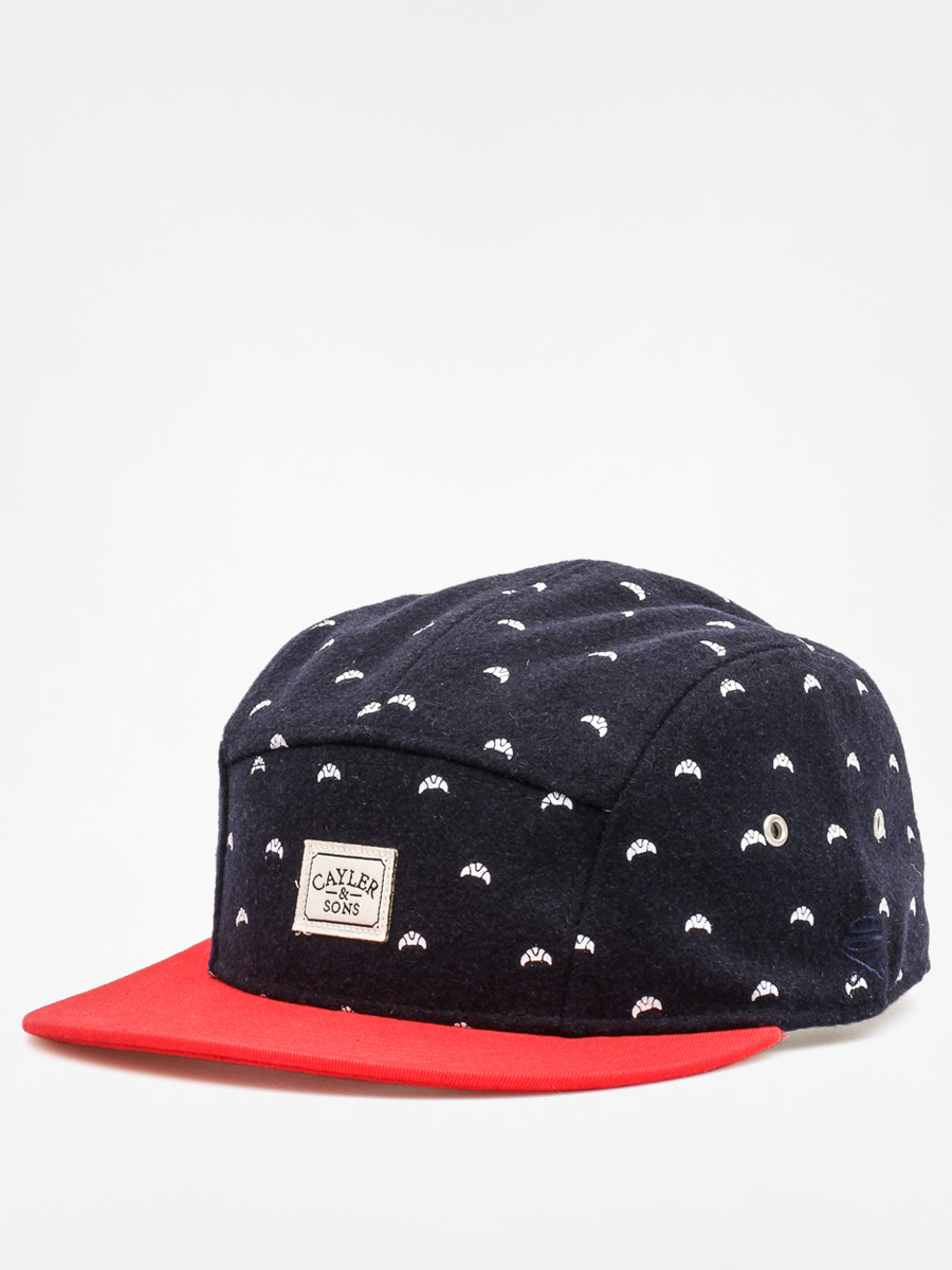 Czapka z daszkiem Cayler & Sons Wl Bonjour 5 Panel Cap ZD (navy/red/white)