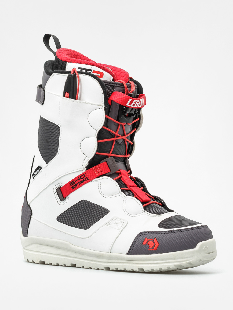 Męskie Buty snowboardowe Northwave Legend (white/grey/red)