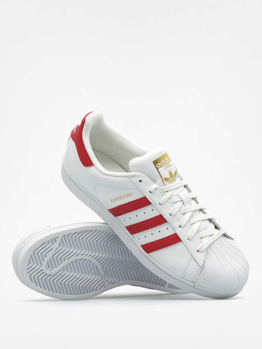 Buty adidas Superstar Foundation (ftwwht/scarle/ftwwht)