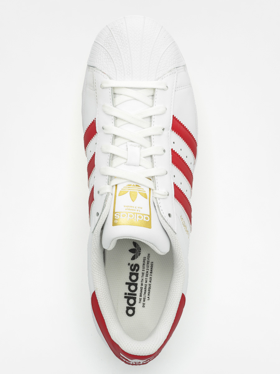 Buty adidas Superstar Foundation (ftwwht/scarle/ftwwht)