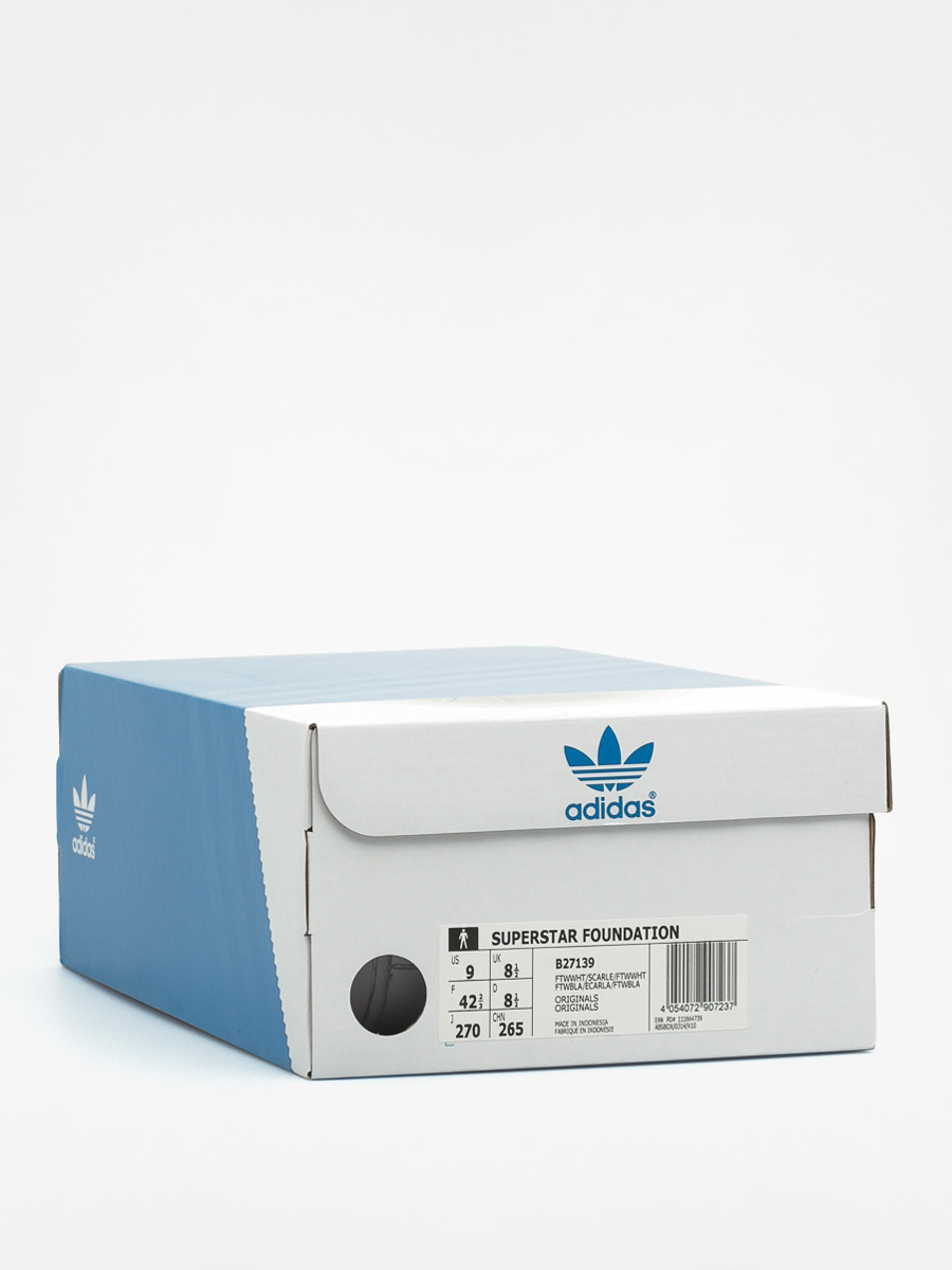 Buty adidas Superstar Foundation (ftwwht/scarle/ftwwht)
