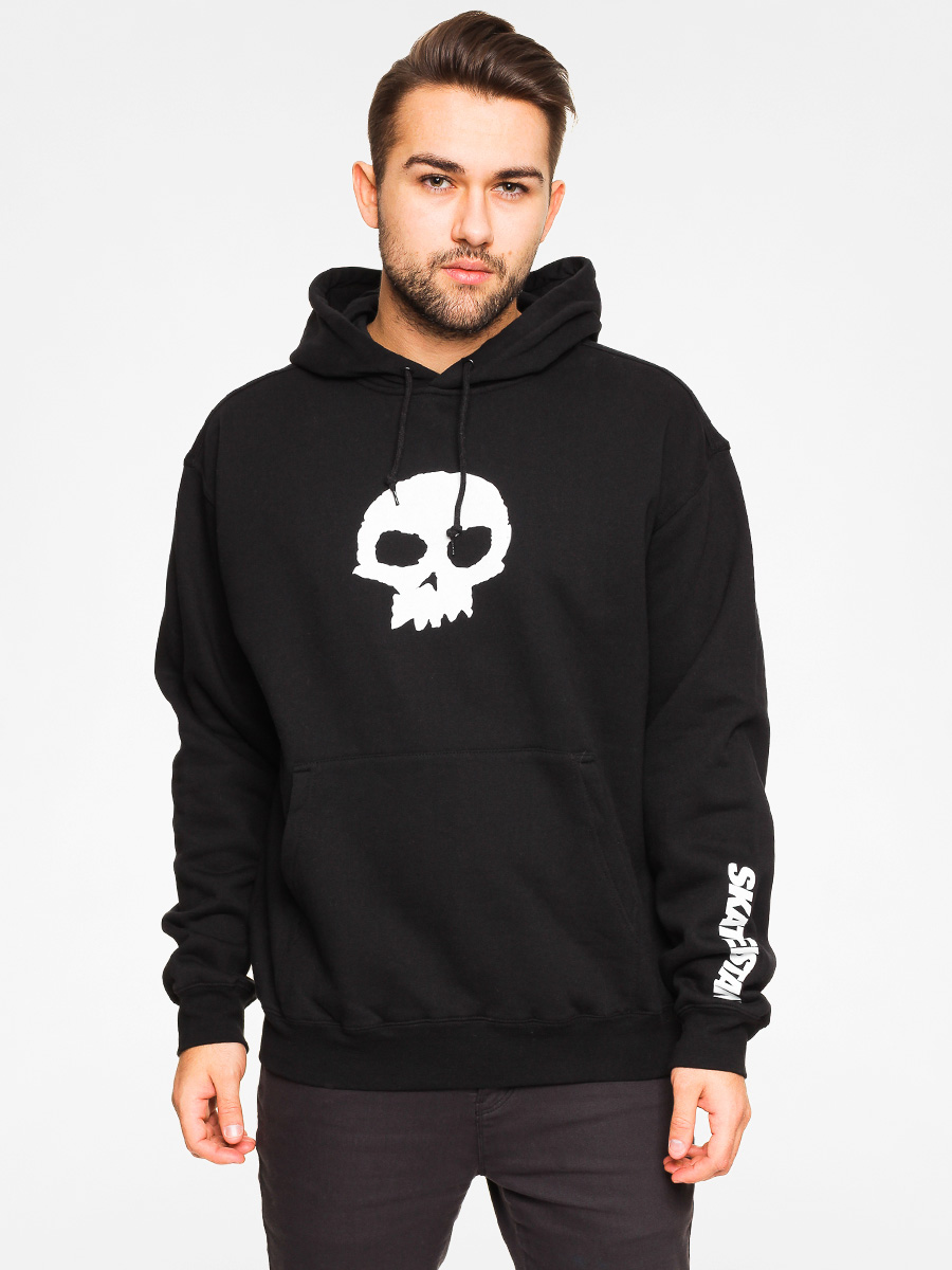 Bluza z kapturem Zero Skateinstan Skull HD (black)