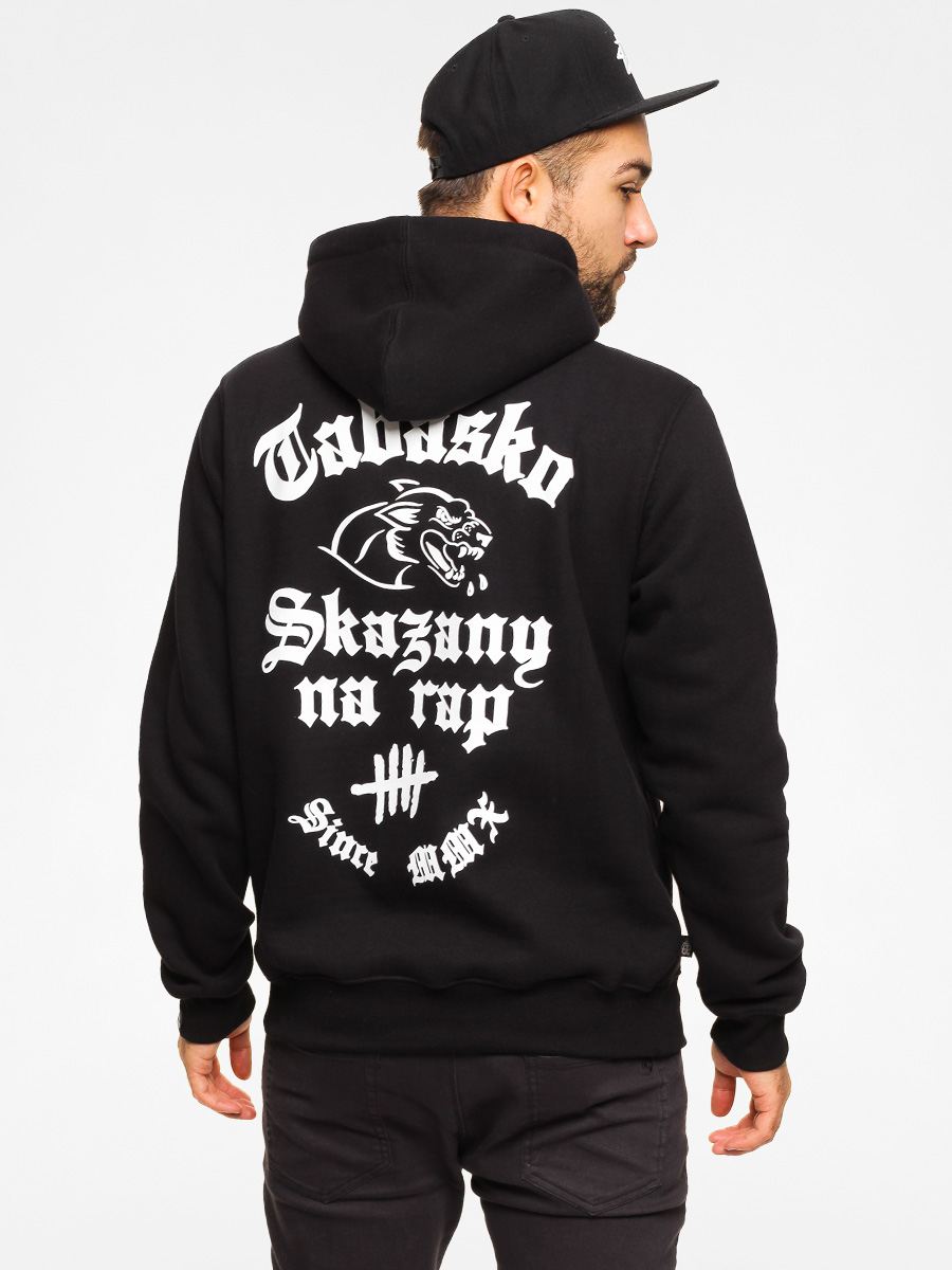 Bluza z kapturem Tabasko Skazany Na Rap HD (black)