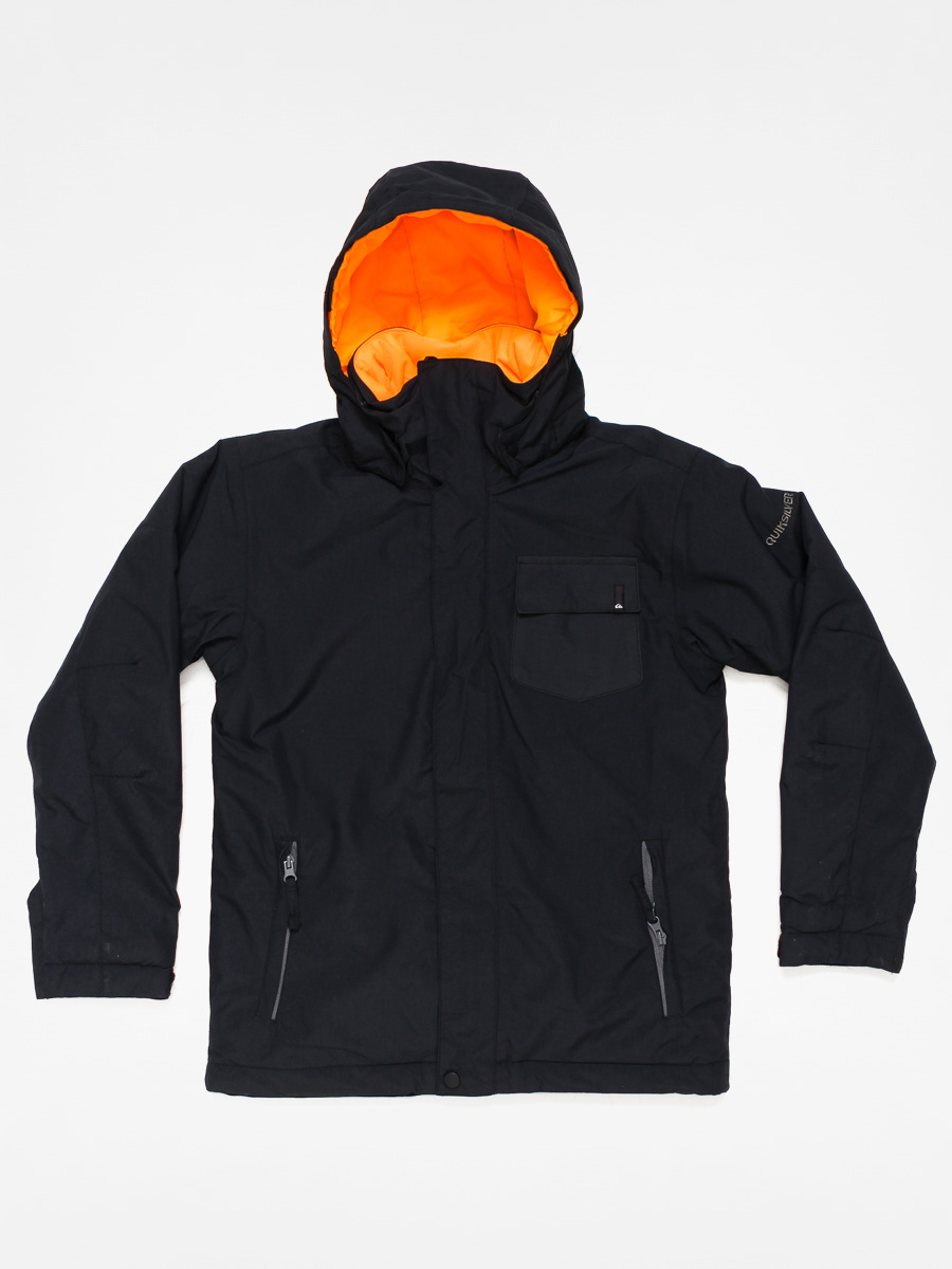Dziecięca kurtka snowboardowa Quiksilver Mission Plain (black)