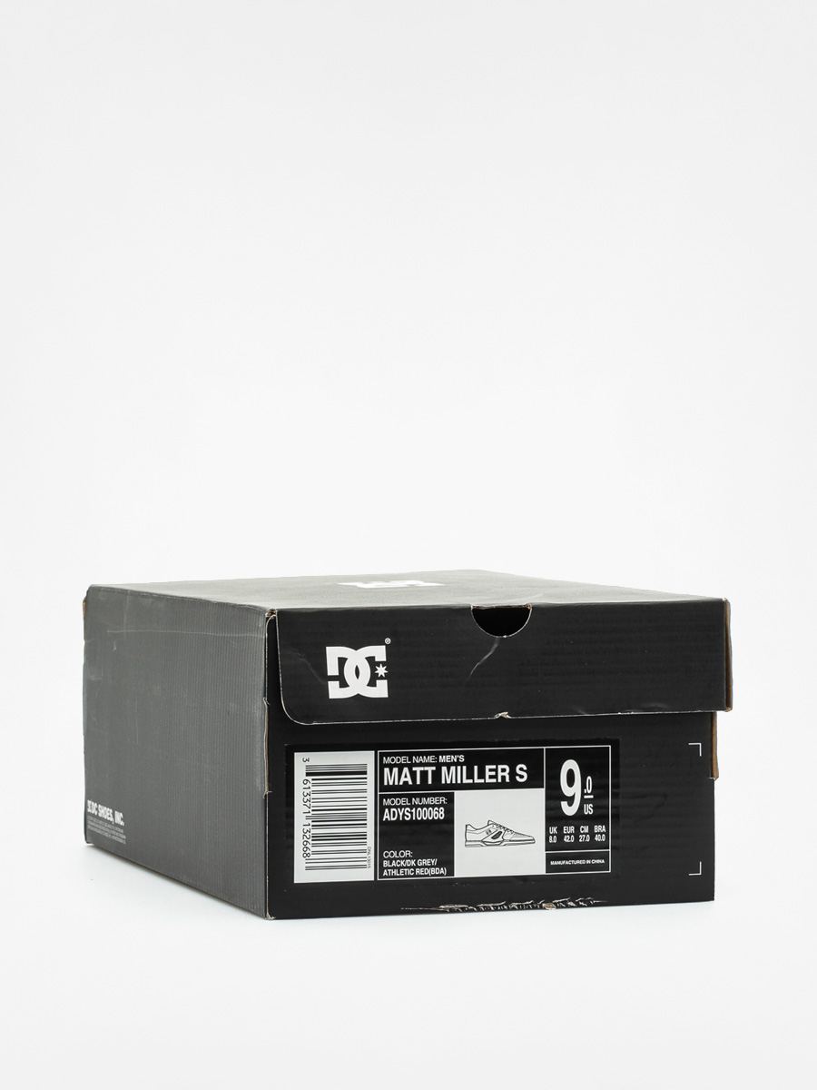 Buty DC Matt Millers (black/dark grey/atlantic red)