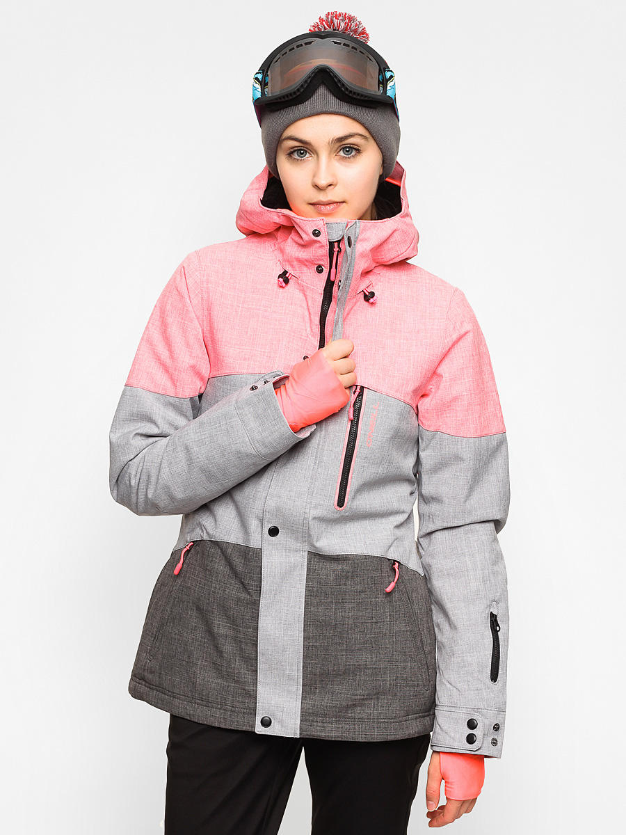 Damska Kurtka snowboardowa O'Neill Coral (silver melee)