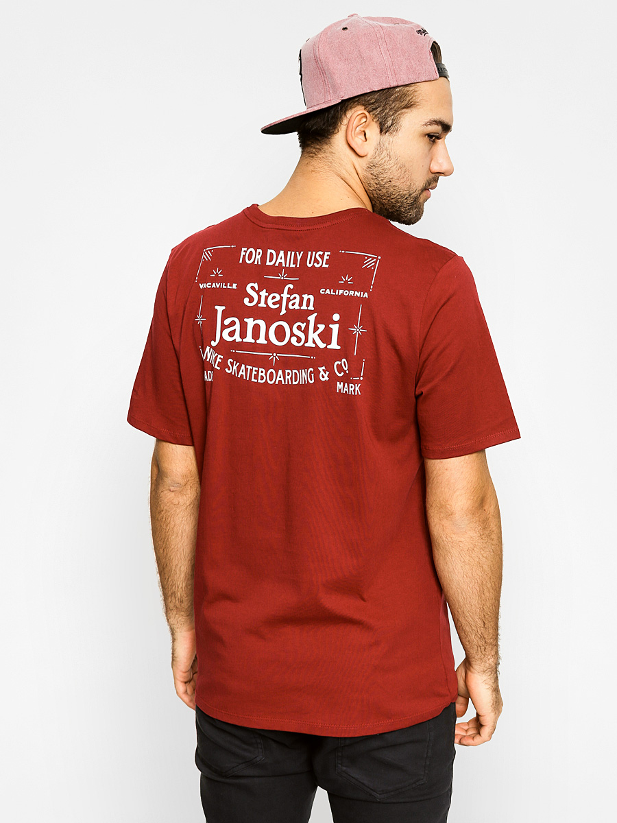 T-shirt Nike Sb Janoski (burgundy)