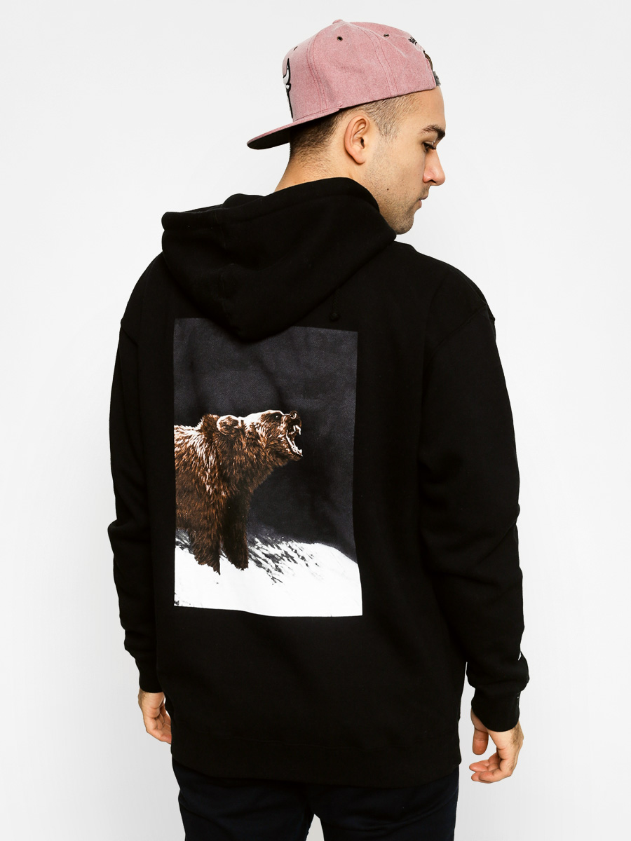 Bluza z kapturem Diamond Grizzly Night Hunt HD (black)