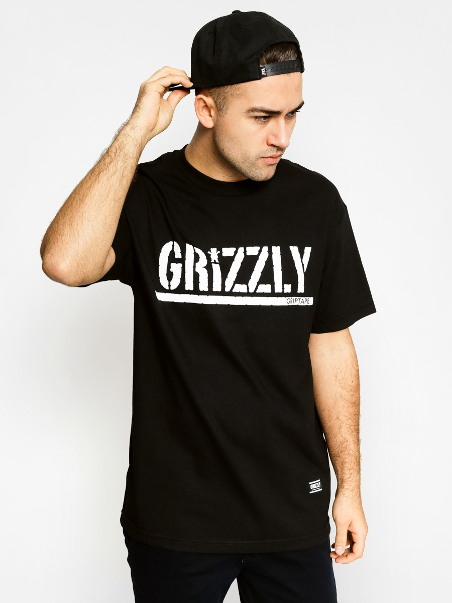 T-shirt Grizzly Griptape Og Stamp Logo (black)