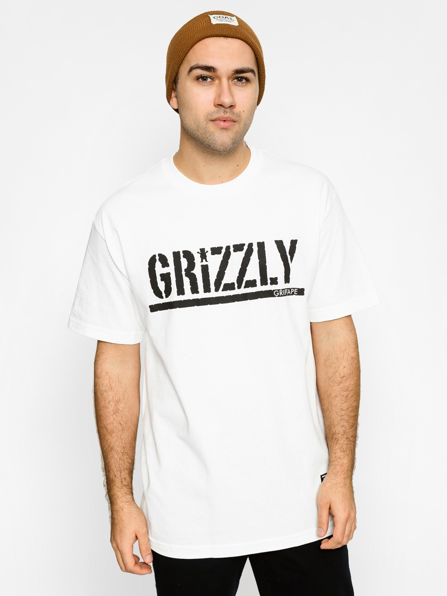 T-shirt Grizzly Griptape Og Stamp Logo (white)