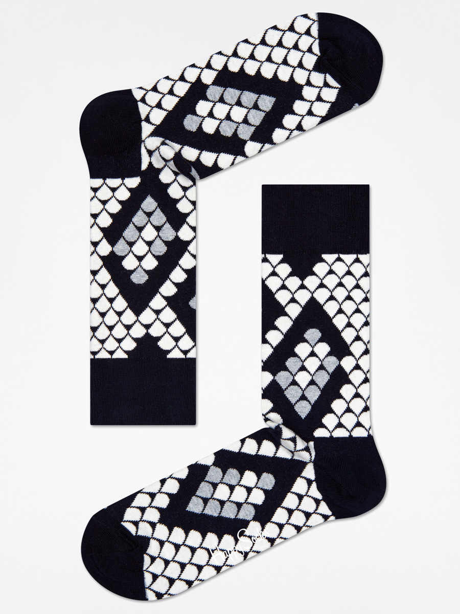 Skarpetki Happy Socks Snake (black/grey/white)