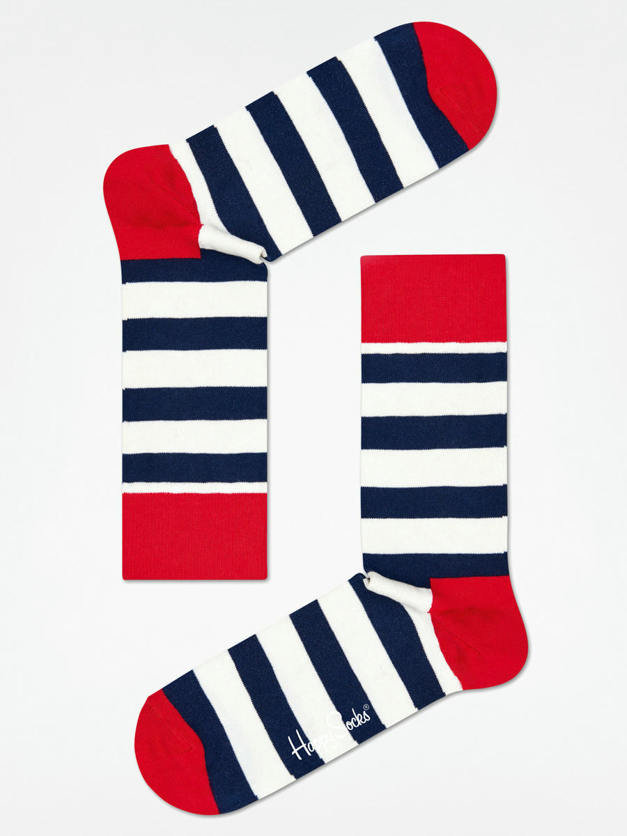 Skarpetki Happy Socks Stripe (red/navy/crem)