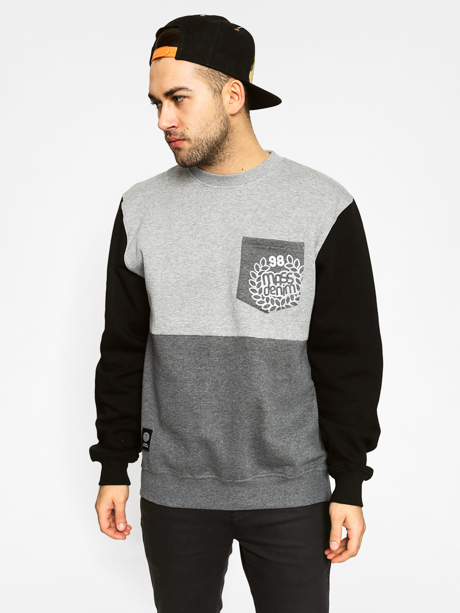 Bluza MassDnm Pocket Base (light grey/dark grey)