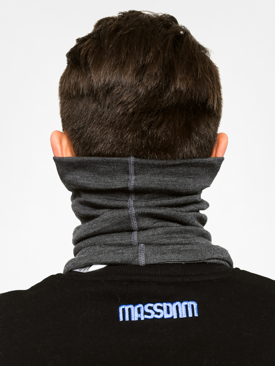 Bandana Buff Neckwarmer Wool (grey)