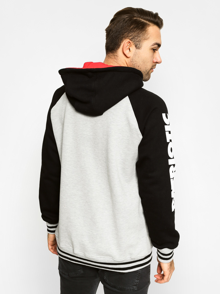 Bluza z kapturem Patriotic Kush HD (grey/black)