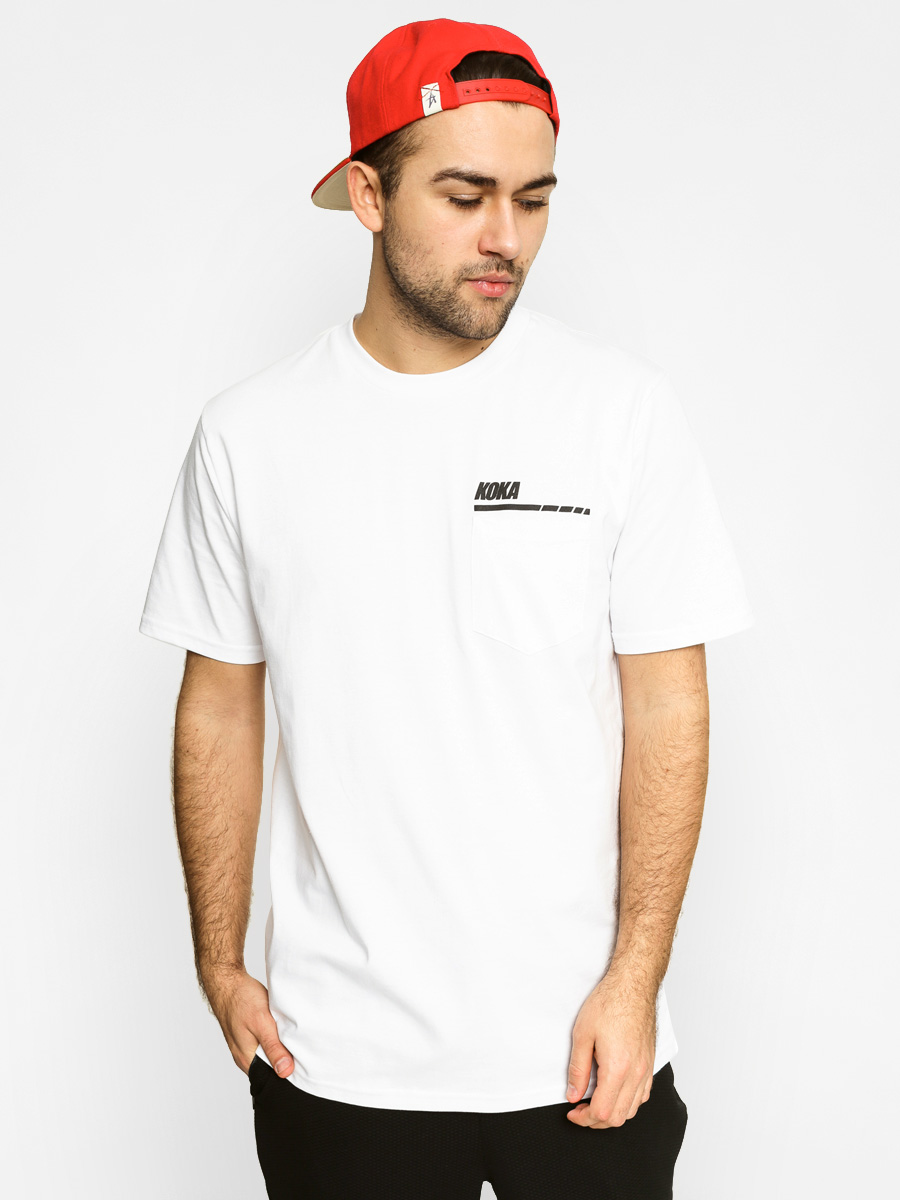 T-shirt Koka Take From The Rich Pocket (white)