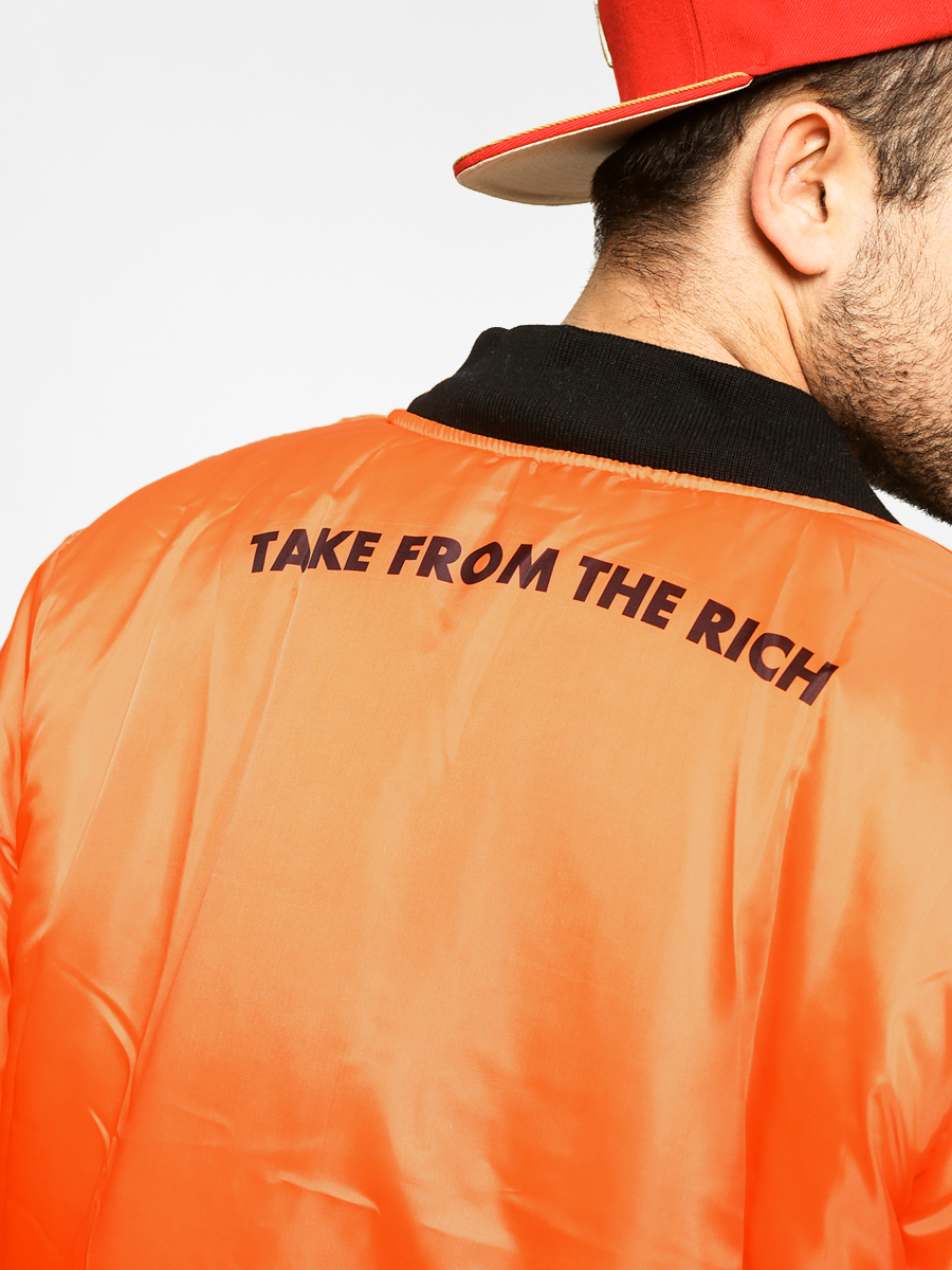 Kurtka Koka Tftr Bomber Reversible (black/orange)
