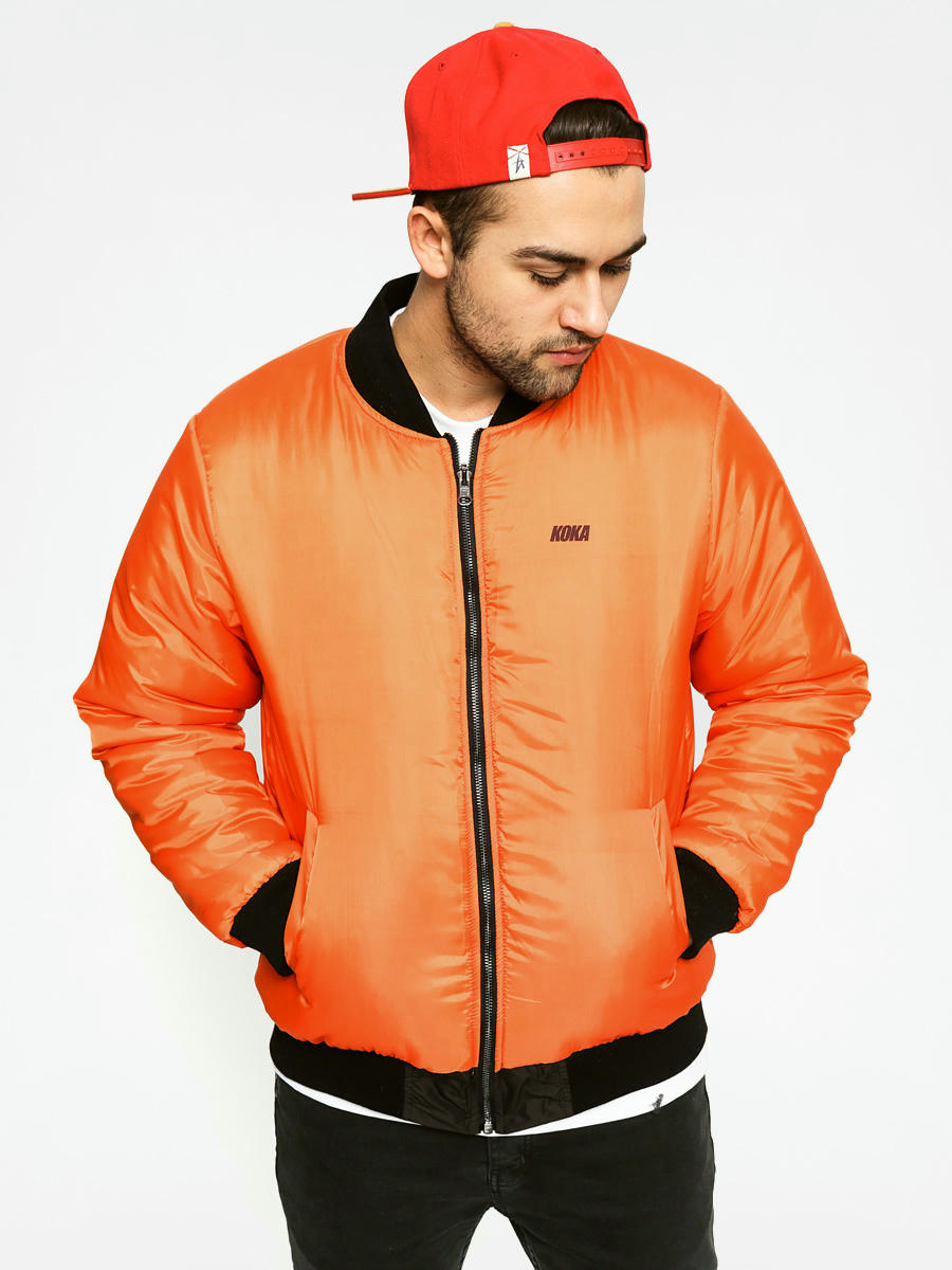 Kurtka Koka Tftr Bomber Reversible (black/orange)