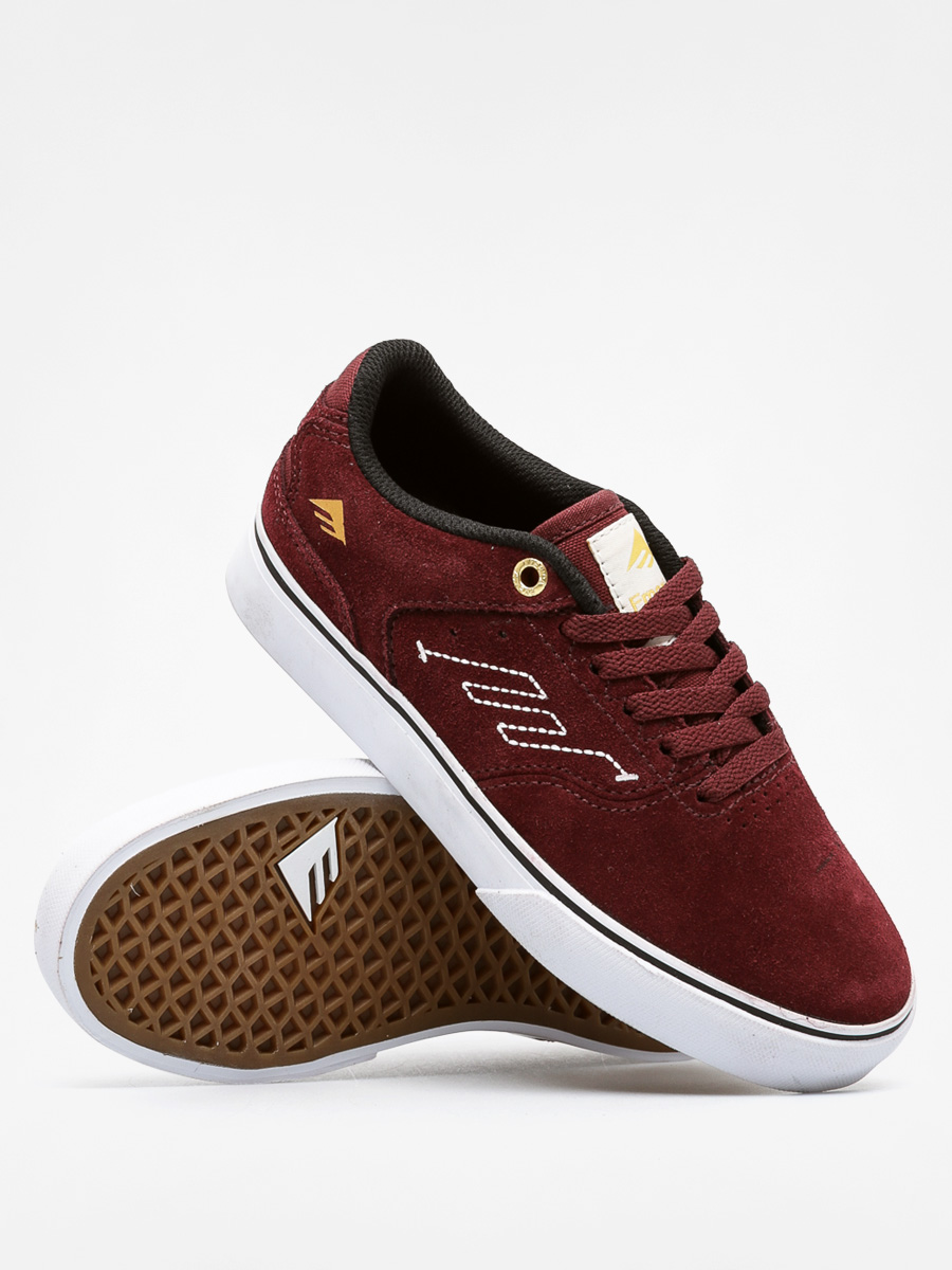 Buty dziecięce Emerica The Reynolds Low Vulc (burgundy/white)