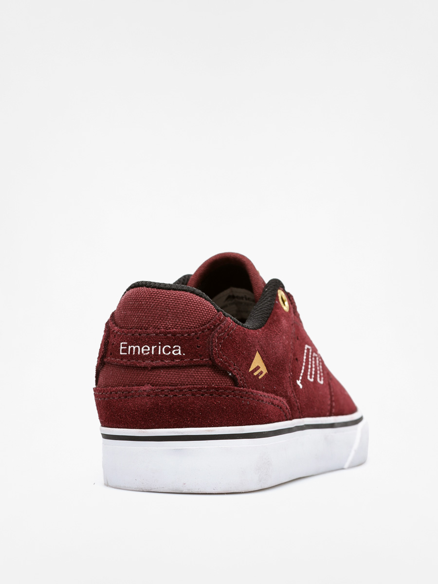 Buty dziecięce Emerica The Reynolds Low Vulc (burgundy/white)