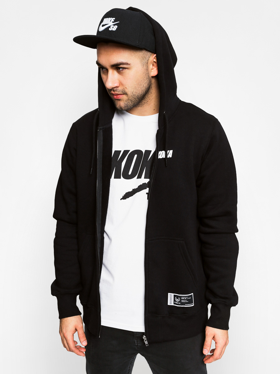 Bluza z kapturem Koka Classic ZHD (black)