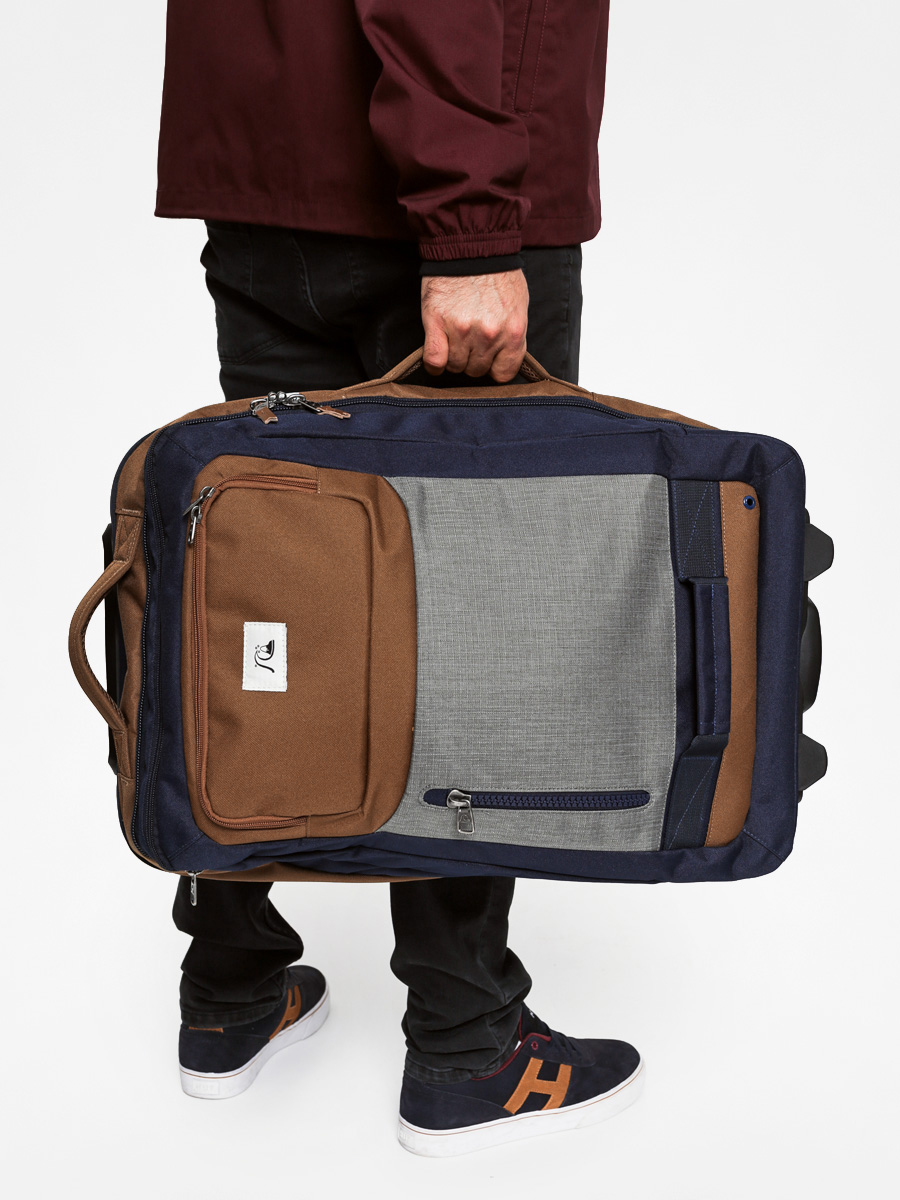 Walizka Quiksilver Circuit (brown/navy/grey)