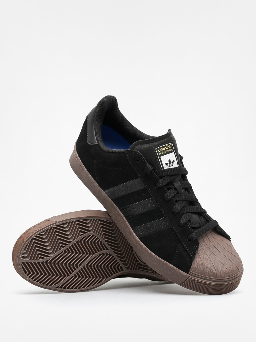 Buty adidas Superstar Vulc Adv (cblack/goldmt/gums)