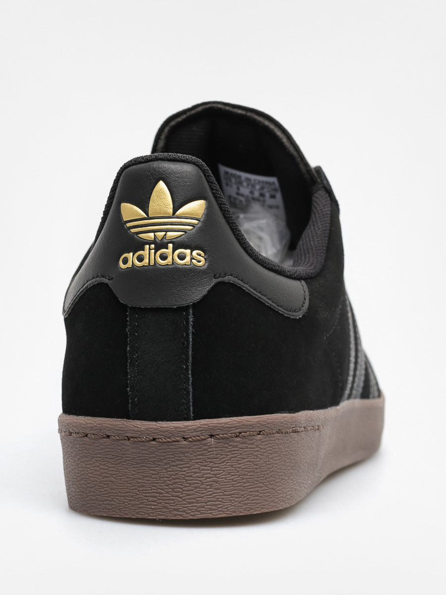 Buty adidas Superstar Vulc Adv (cblack/goldmt/gums)