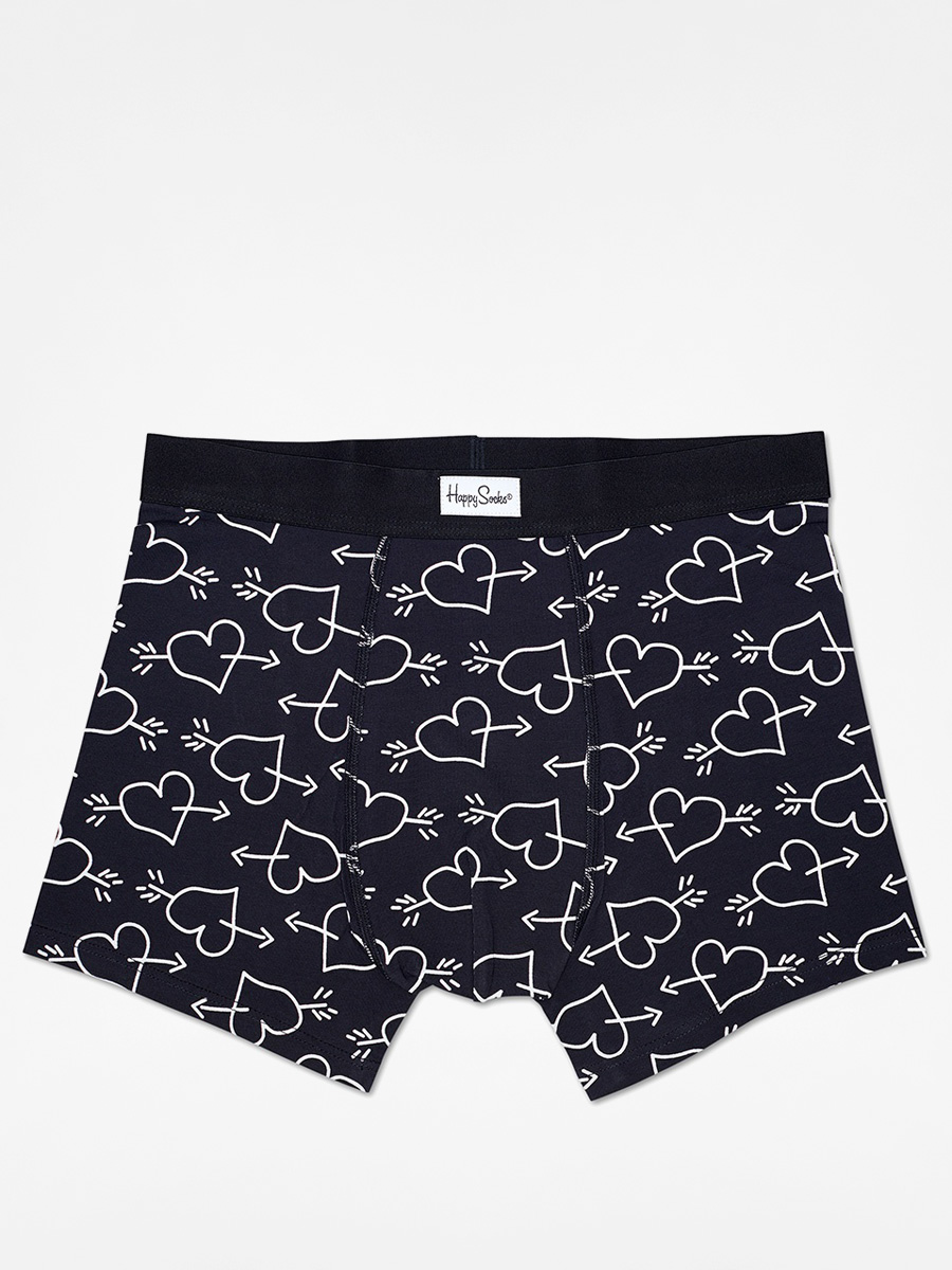 Zestaw Happy Socks - skarpetki i bokserki Valentine Boxer Combo Box (black)