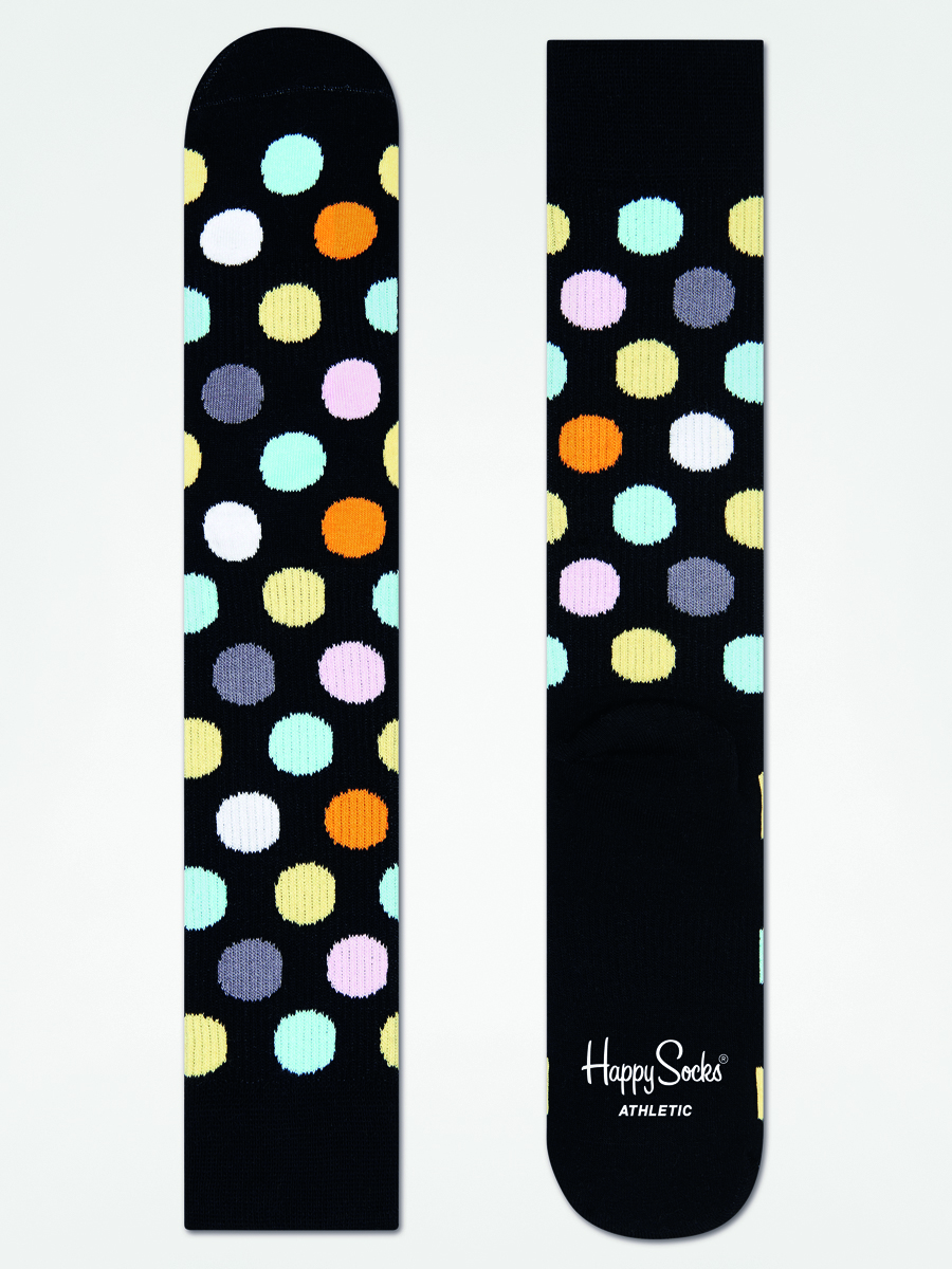 Skarpetki Happy Socks Athletic Big Dot (black/multi)