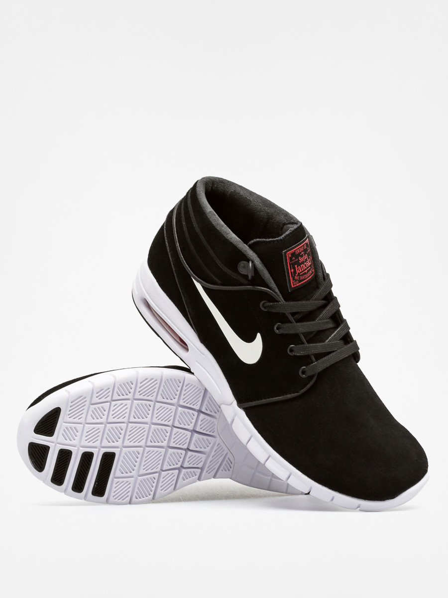 Buty Nike Stefan Janoski Max Mid L (black/white university red)