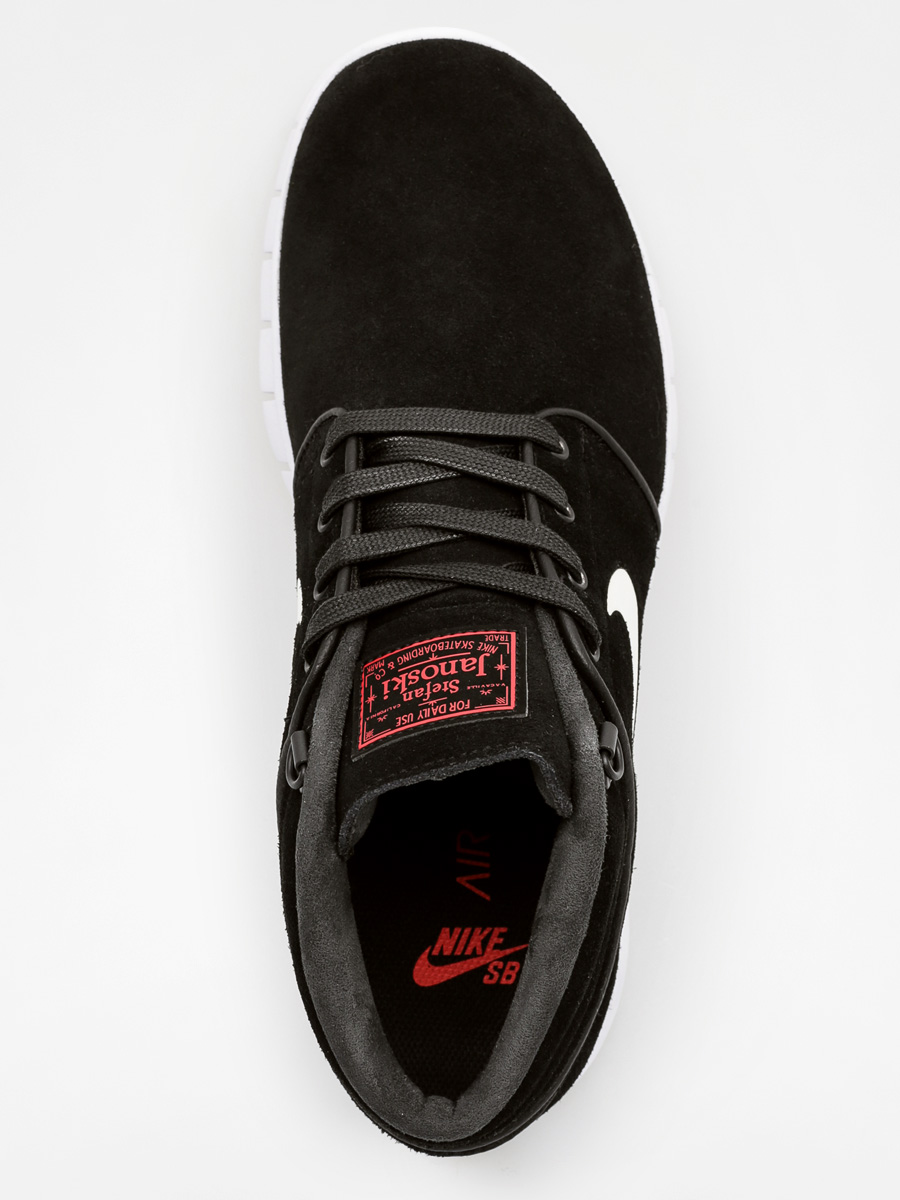 Buty Nike Stefan Janoski Max Mid L (black/white university red)