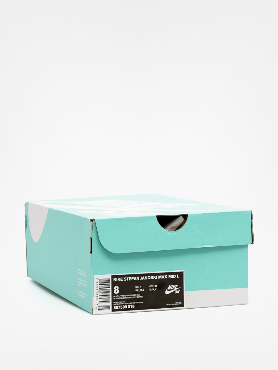 Buty Nike Stefan Janoski Max Mid L (black/white university red)