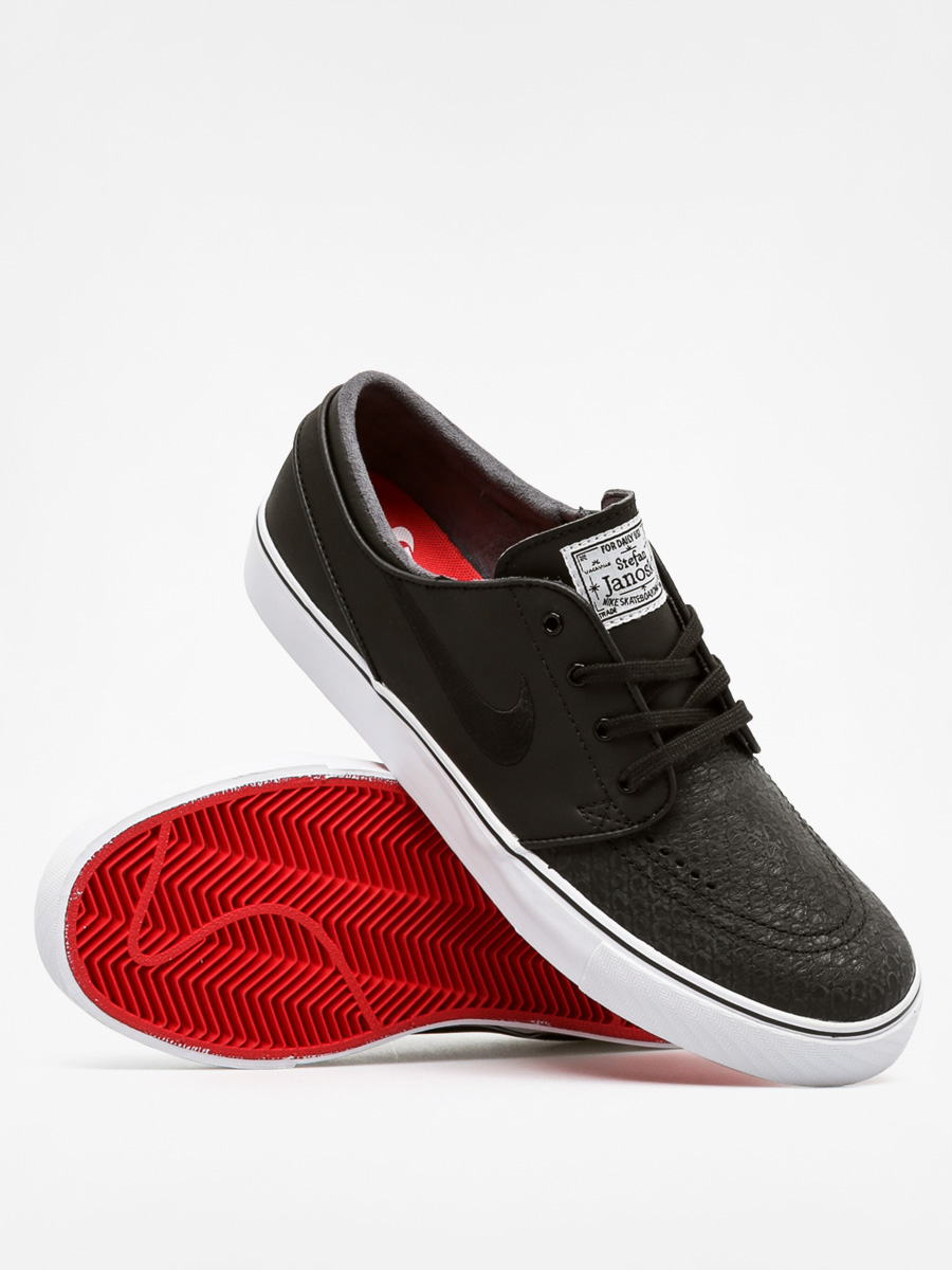 Buty Nike Stefan Janoski L (black/black/white unversty red)