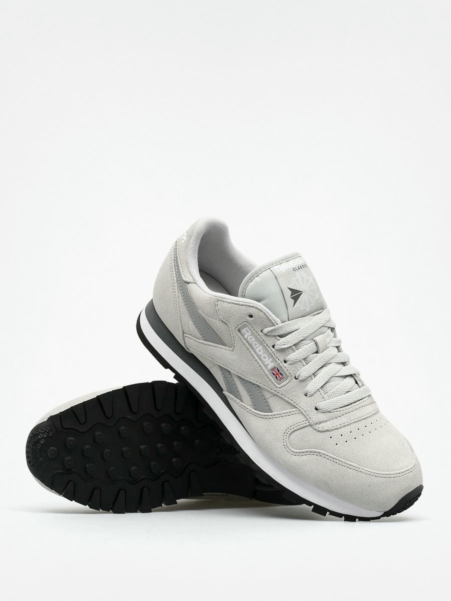 Reebok classic best sale leather suede grise