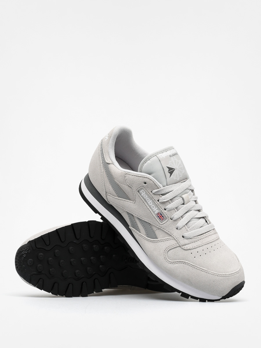 Buty Reebok Classic Leather Suede (steel/tin grey/alloy/white)