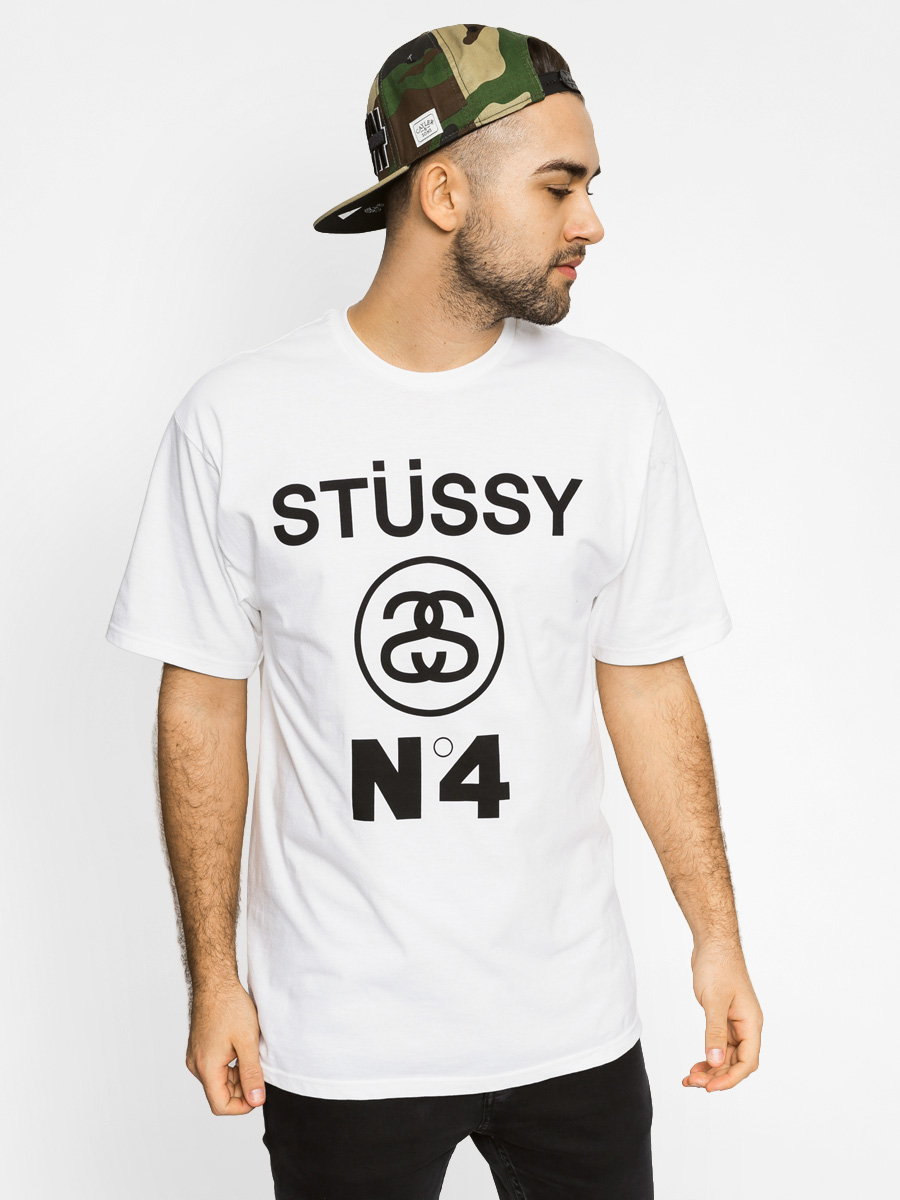 T-shirt Stussy Stussy No 4 (white)