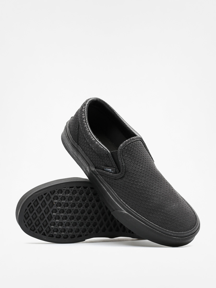Buty Vans Classic Slip On + (snake leather/black)