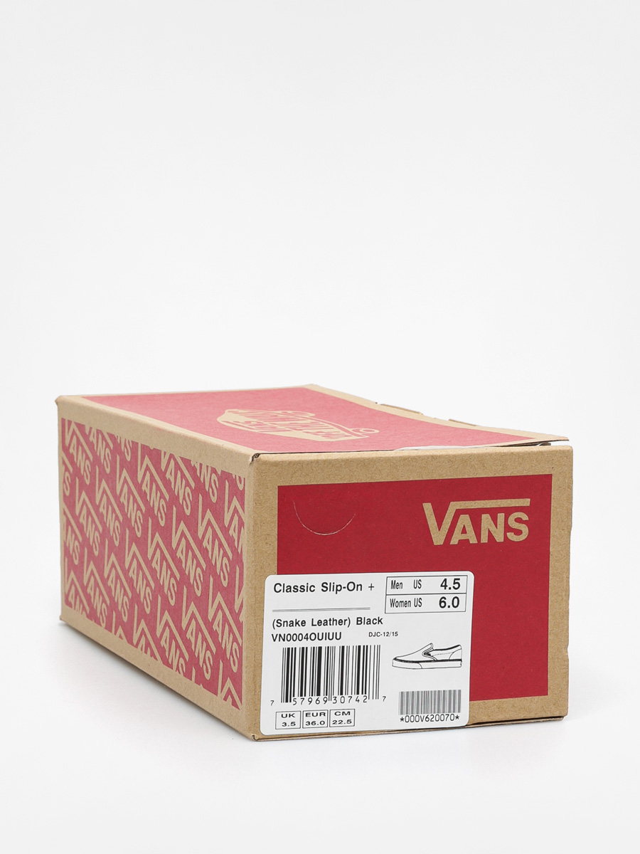 Buty Vans Classic Slip On + (snake leather/black)