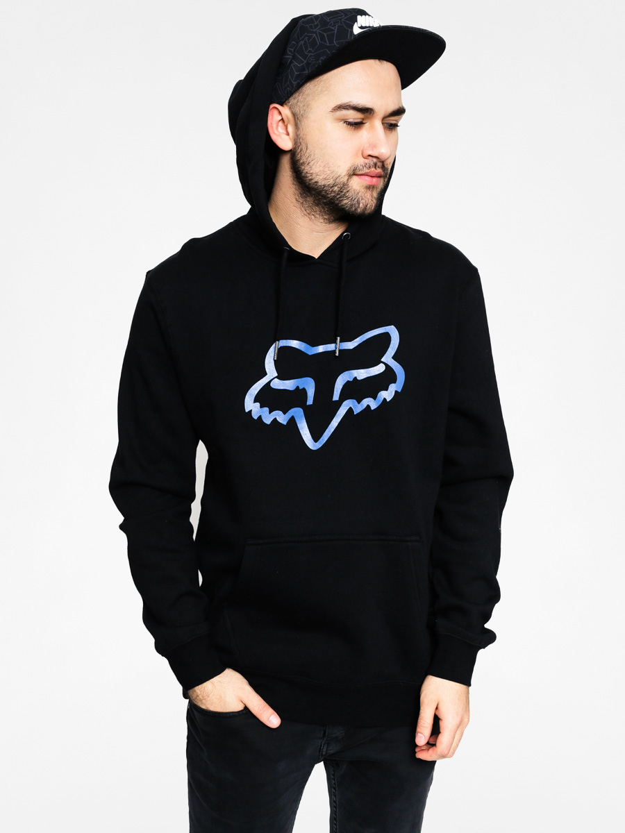 Bluza z kapturem Fox Legacy Fox Head HD (black/blue)