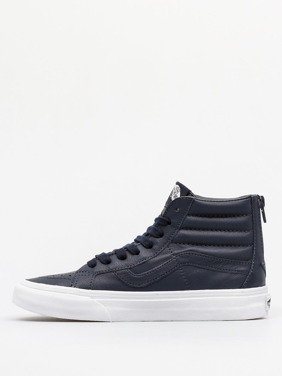 vans leather true white
