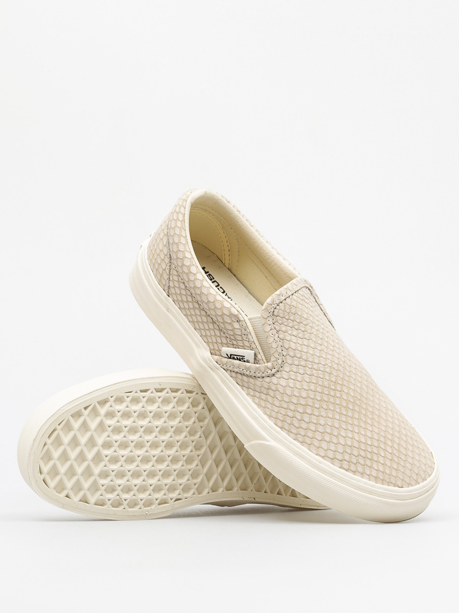 Buty Vans Classic Slip On + (snake leather/antique white)