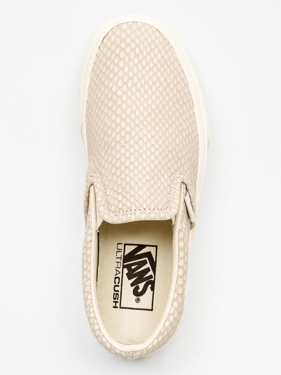 Buty Vans Classic Slip On + (snake leather/antique white)