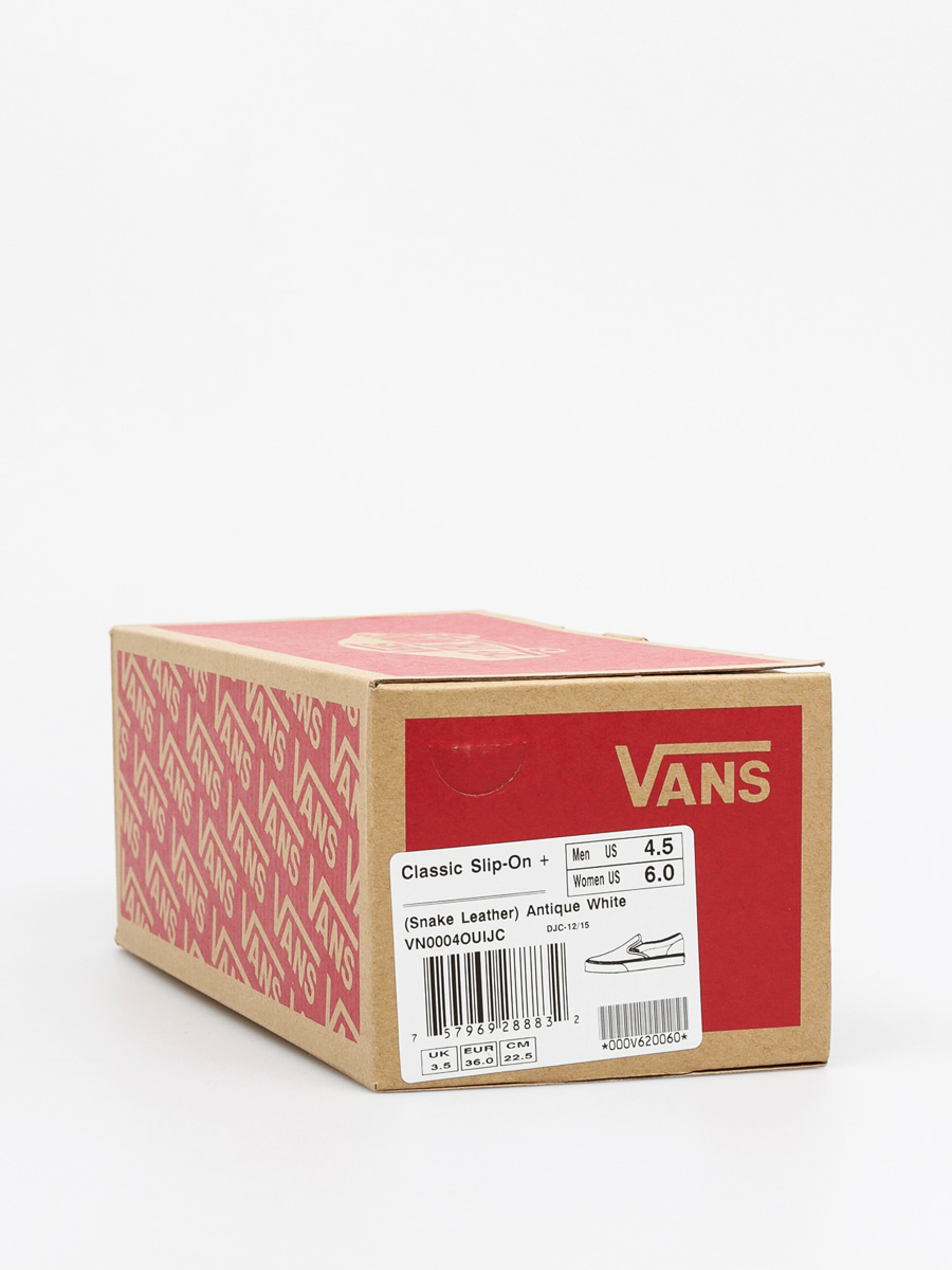 Buty Vans Classic Slip On + (snake leather/antique white)
