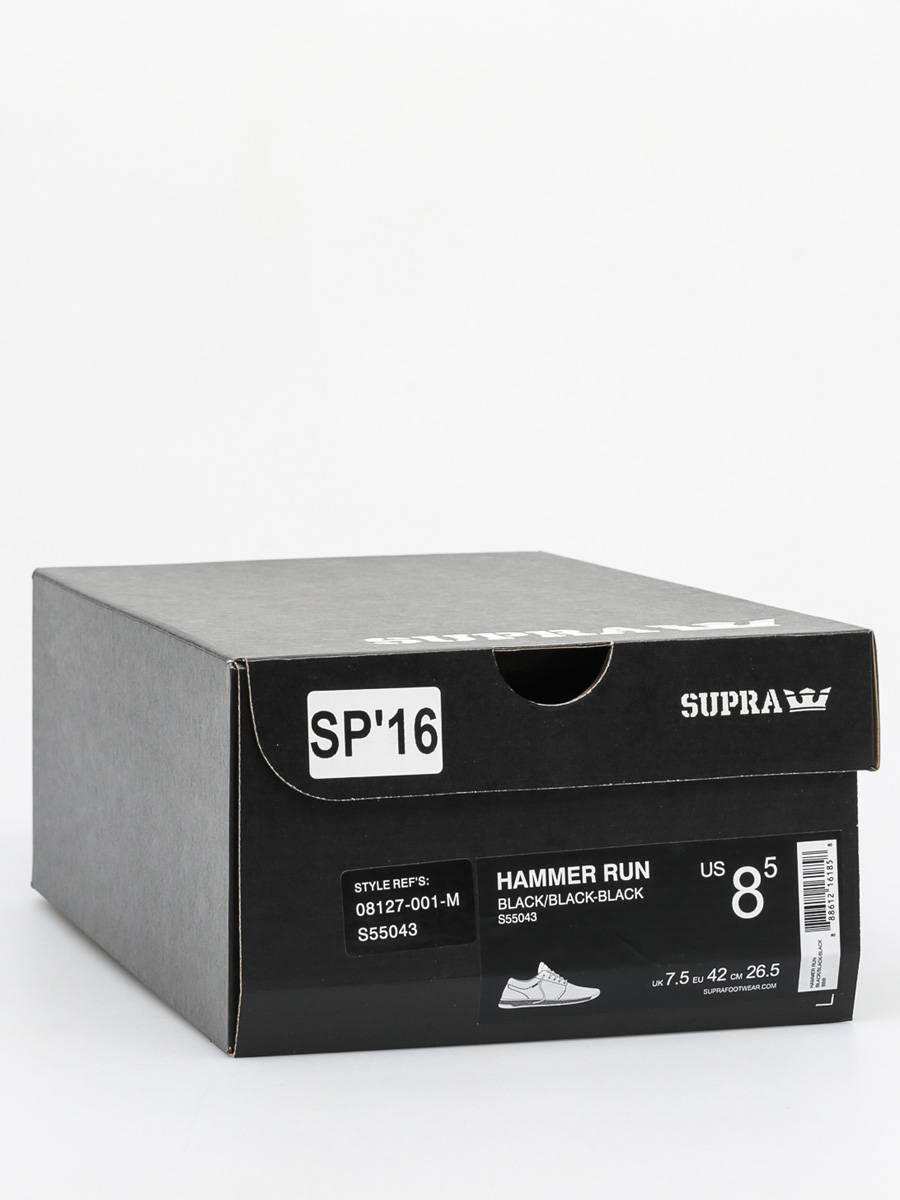 Buty Supra Hammer Run (black/black black)