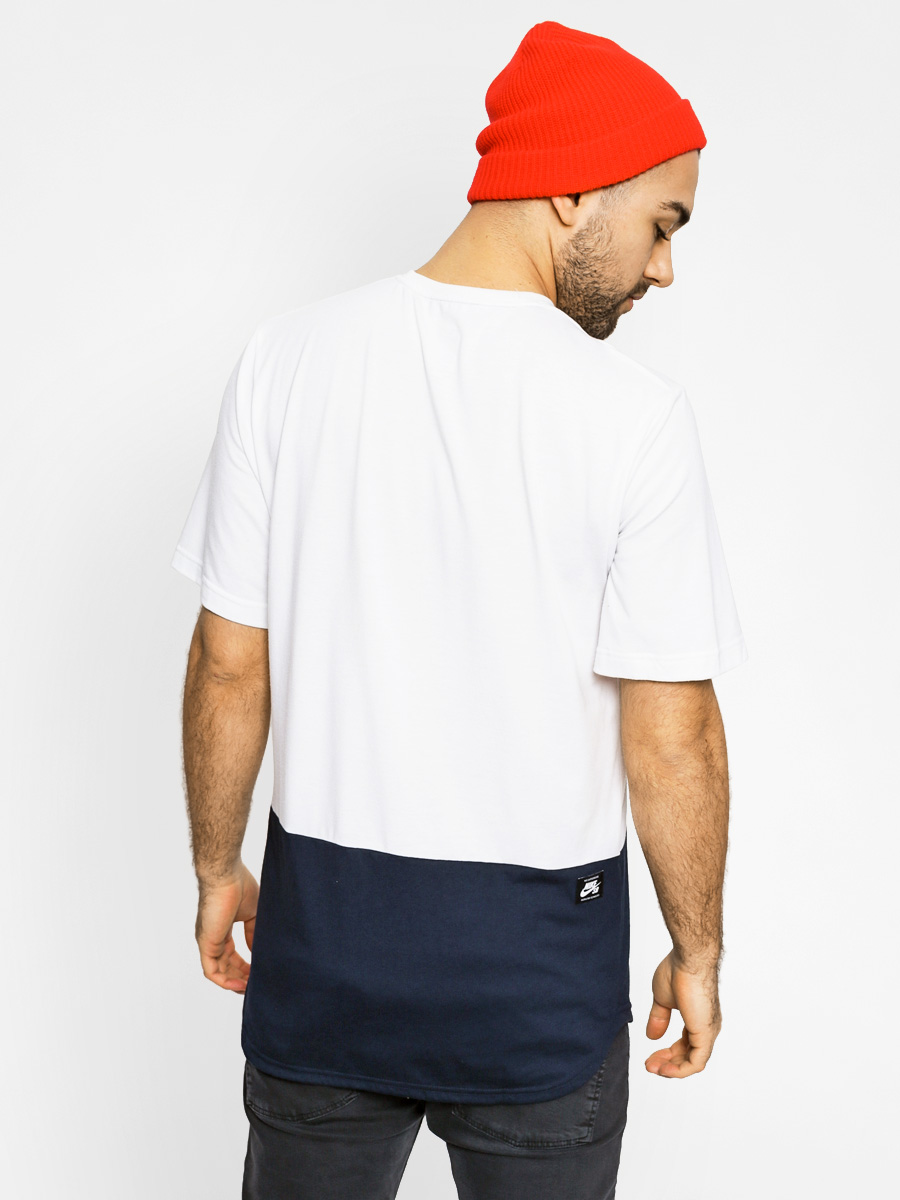 T-shirt Nike Sb Dri Fit Pocket (white/navy)