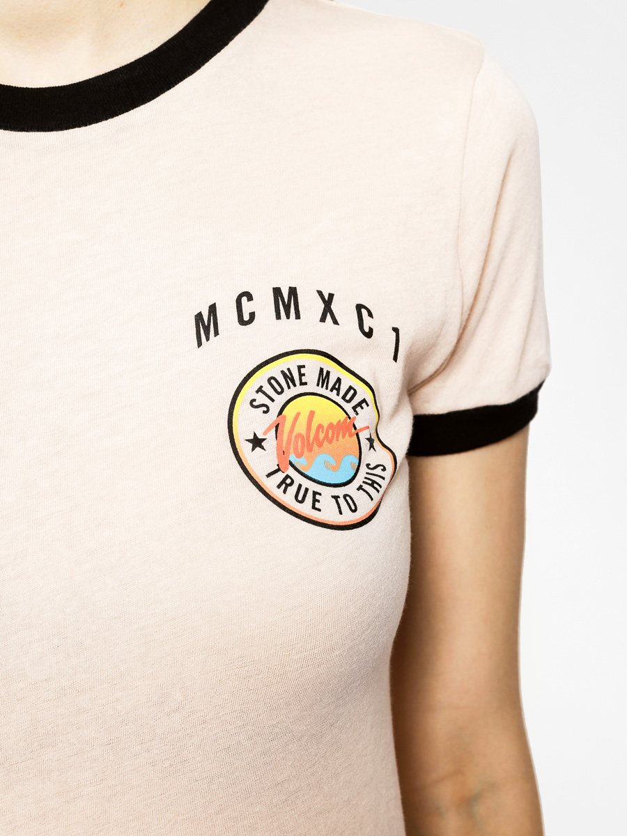 T-shirt Volcom Run Around Ringer Wmn (soy)