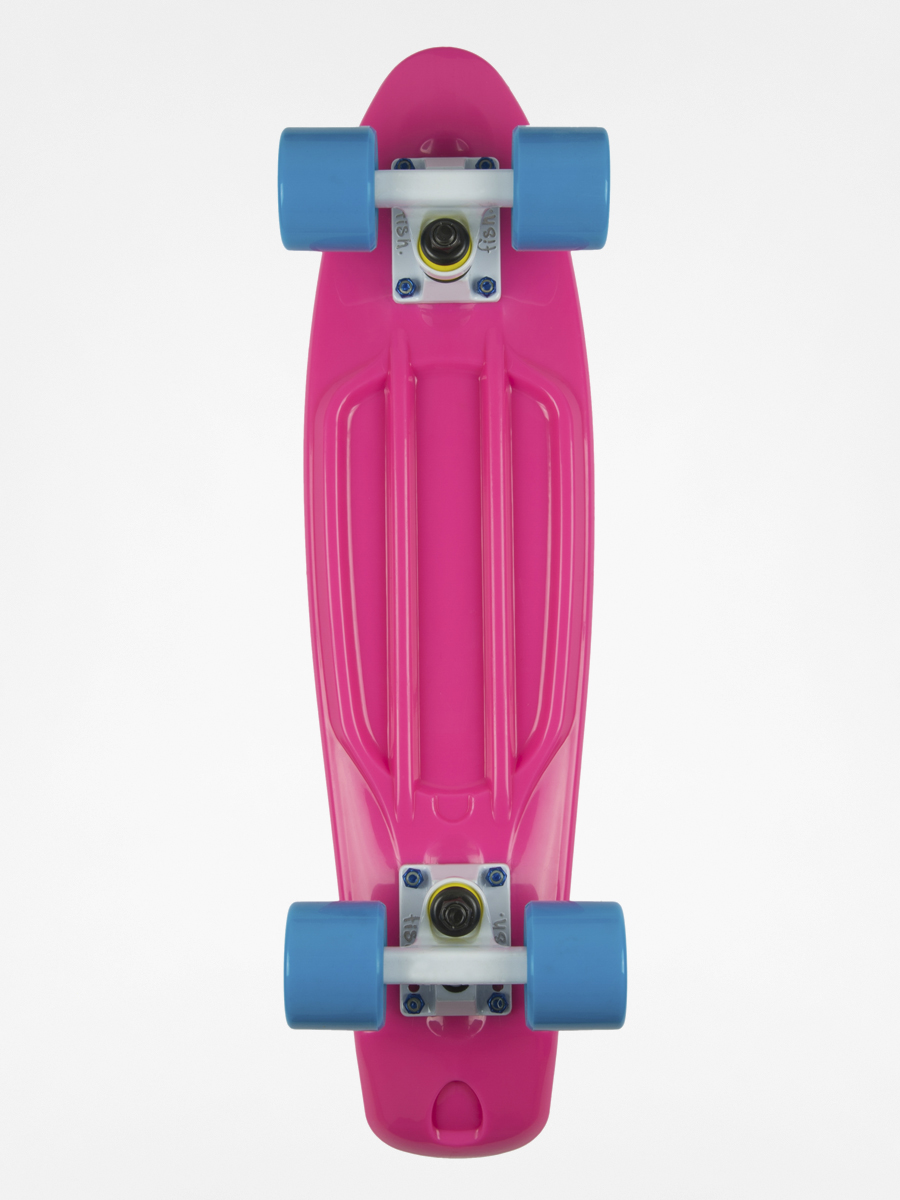 Deskorolka cruiser Fish Skateboards 02 (pink/white/blue)