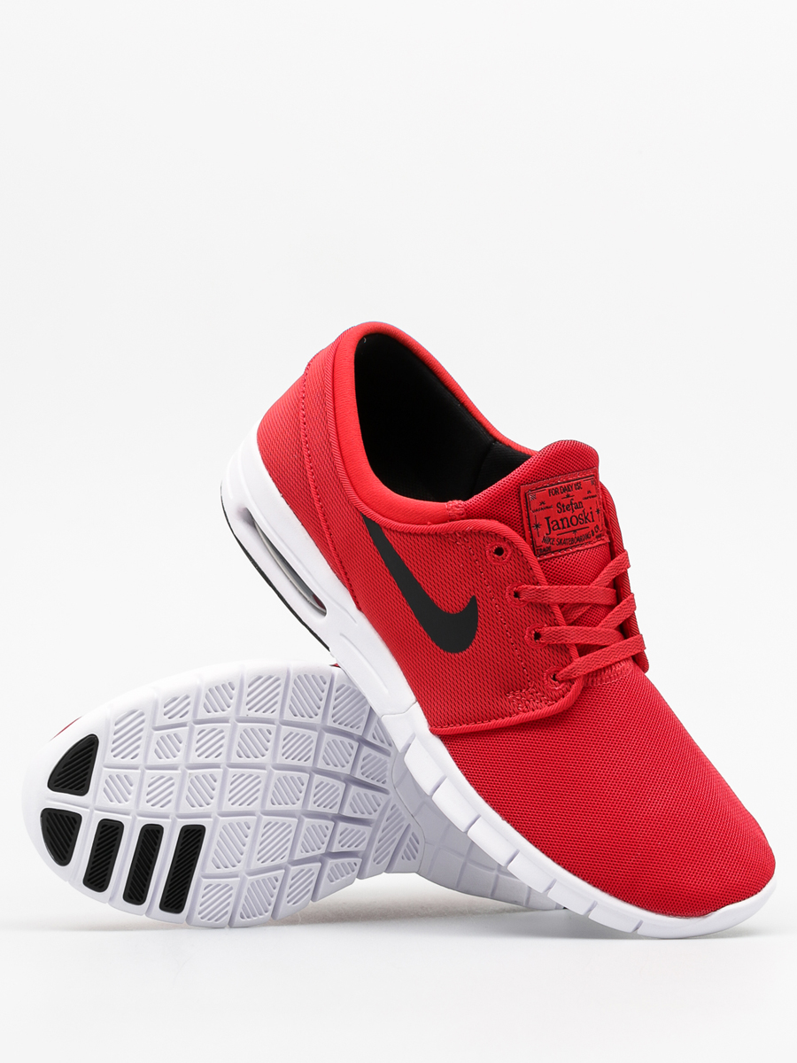 Buty Nike Stefan Janoski Max (university red/black white)